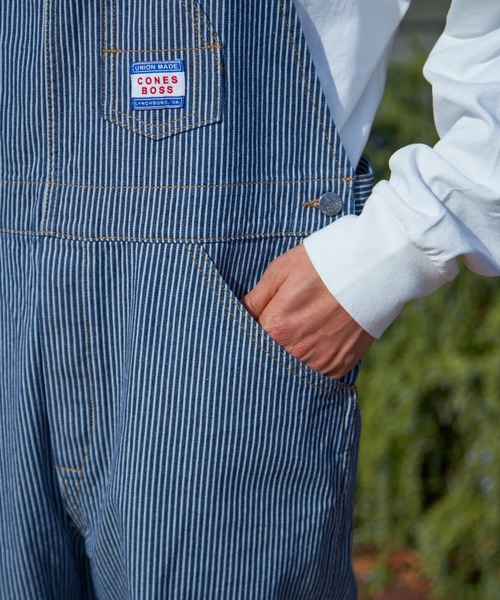 CIAOPANIC（チャオパニック）の「【CONES BOSS × CIAOPANIC】ビッグオーバーオール（サロペット/オーバーオール・レディース・オフホワイト/ブルー/ネイビー・MEDIUM/LARGE）」の15枚目の写真