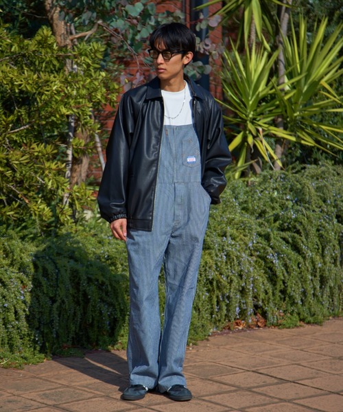 CIAOPANIC（チャオパニック）の「【CONES BOSS × CIAOPANIC】ビッグオーバーオール（サロペット/オーバーオール・レディース・オフホワイト/ブルー/ネイビー・MEDIUM/LARGE）」の6枚目の写真