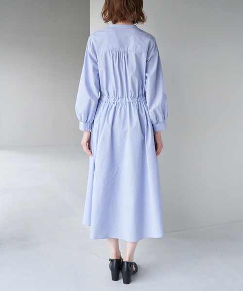 ROPE' PICNIC(ロペピクニック)の「着丈が選べる/ストライプワンピース(ワンピース・レディース・サックスブルー/ピンク系その他/ネイビー・T38/38)」の14枚目の写真