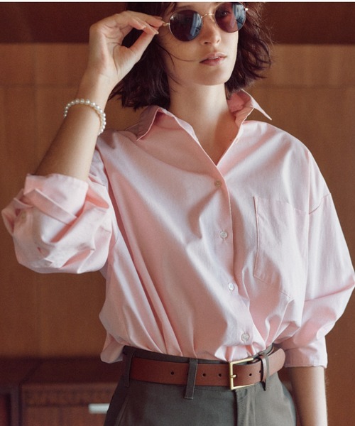 Mila Owen（ミラオーウェン）の「ラウンドスリムフレームサングラス（サングラス・レディース・ブラック/ベージュ・FREE）」の12枚目の写真