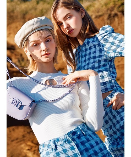 DDチャームリブニットトップス（ニット/セーター）｜Darich