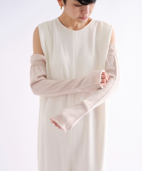 BIRTHDAY BAR（バースデイバー）の「UV保湿 アームカバー（アームカバー・レディース・ベージュ/ブラック・フリー）」の7枚目の写真