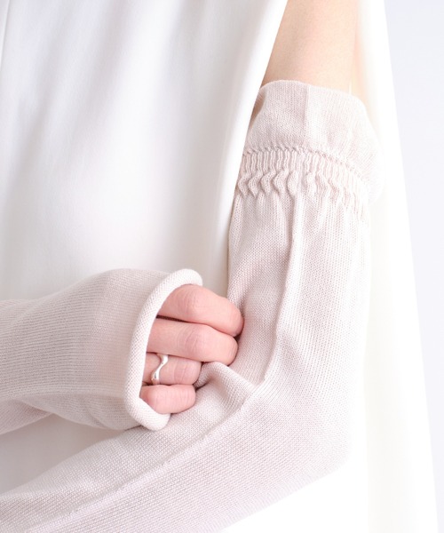 BIRTHDAY BAR（バースデイバー）の「UV保湿 アームカバー（アームカバー・レディース・ベージュ/ブラック・フリー）」の10枚目の写真