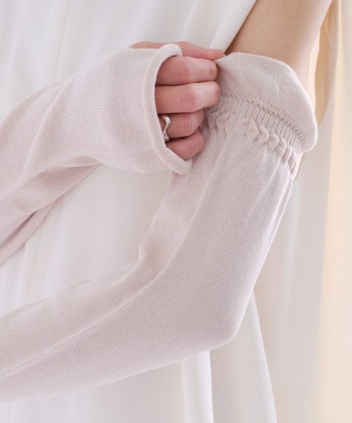 BIRTHDAY BAR（バースデイバー）の「UV保湿 アームカバー（アームカバー・レディース・ベージュ/ブラック・フリー）」の11枚目の写真