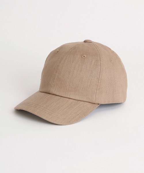 ikka(イッカ)の「ベーシックキャップ(キャップ・レディース・ネイビー/ベージュ/キャメル/ブラック/オフホワイト・FREE)」の4枚目の写真