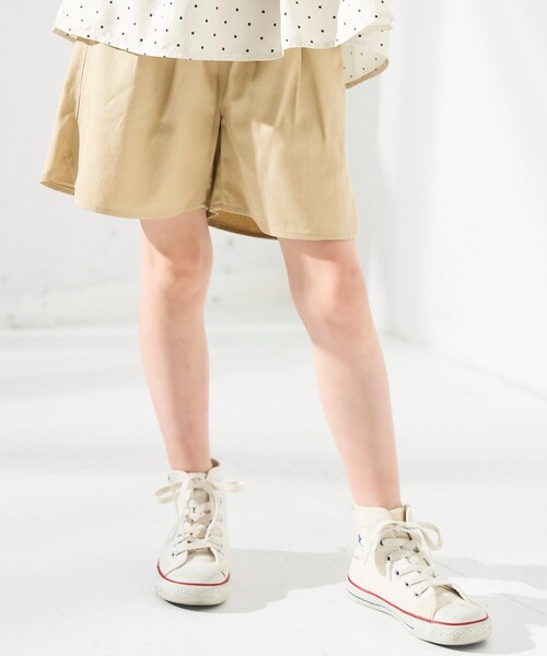SHOO・LA・RUE(シューラルー)の「◆ウエストリボンショートパンツ(その他パンツ・キッズ・ブラック/ライトベージュ/ネイビー・11/13/12/14)」の10枚目の写真