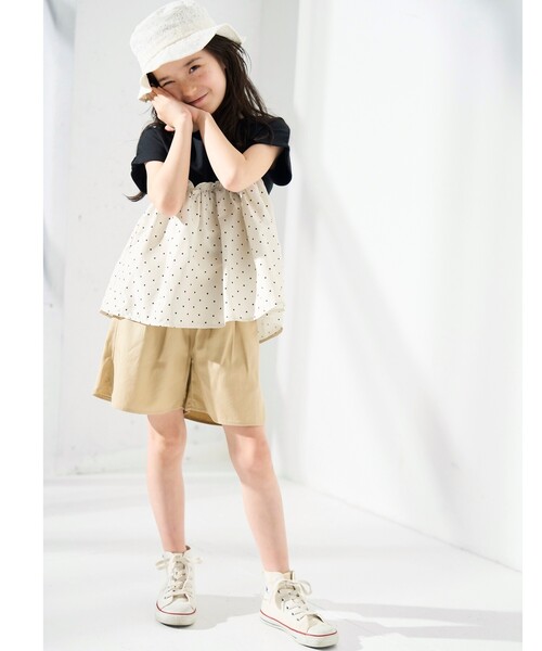 SHOO・LA・RUE(シューラルー)の「◆ウエストリボンショートパンツ(その他パンツ・キッズ・ブラック/ライトベージュ/ネイビー・11/13/12/14)」の16枚目の写真