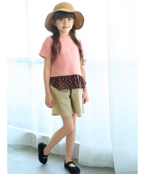 SHOO・LA・RUE(シューラルー)の「◆ウエストリボンショートパンツ(その他パンツ・キッズ・ブラック/ライトベージュ/ネイビー・11/13/12/14)」の18枚目の写真