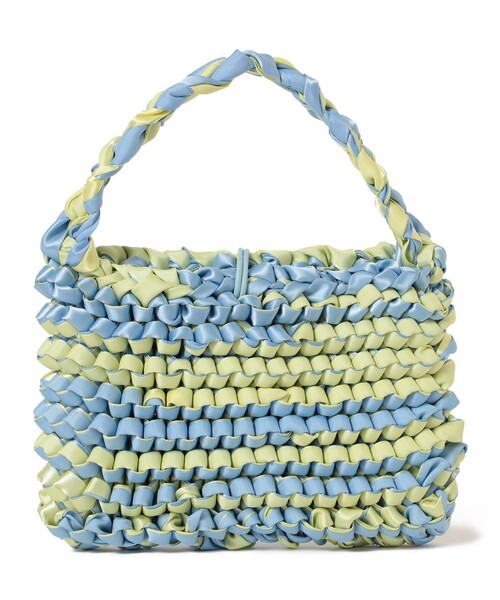 Ray BEAMS（レイビームス）の「Ray BEAMS / サテン リボン バッグ（ハンドバッグ・レディース・ライトブルー/その他・ONE SIZE）」の9枚目の写真