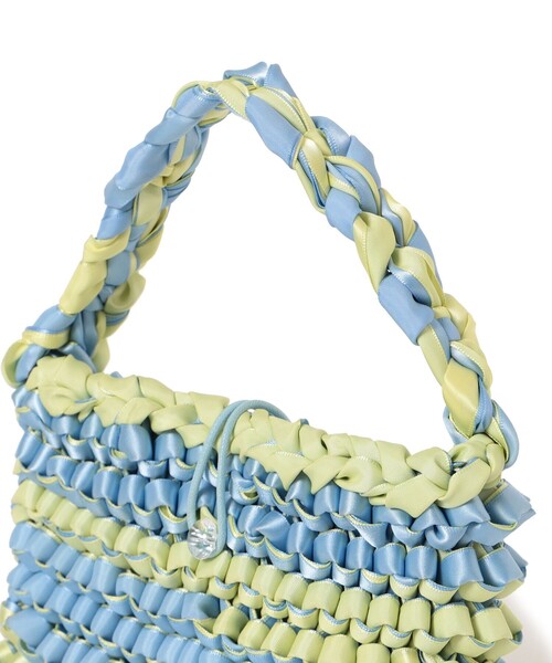 Ray BEAMS（レイビームス）の「Ray BEAMS / サテン リボン バッグ（ハンドバッグ・レディース・ライトブルー/その他・ONE SIZE）」の11枚目の写真