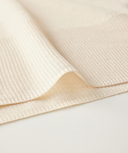 ROPE' PICNIC(ロペピクニック)の「【WEB限定カラー:ブルー】Vネックシアーカーディガン(カーディガン/ボレロ・レディース・ブラック/ベージュ/ターコイズブルー/オレンジ/ブルー/ブルー系その他5・38)」の20枚目の写真