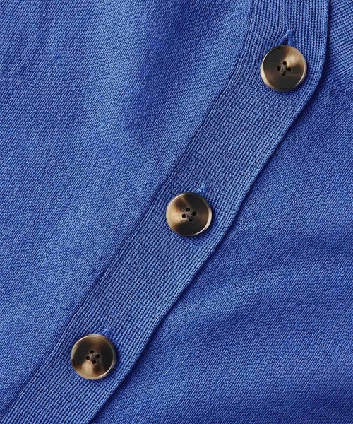 ROPE' PICNIC(ロペピクニック)の「【WEB限定カラー:ブルー】Vネックシアーカーディガン(カーディガン/ボレロ・レディース・ブラック/ベージュ/ターコイズブルー/オレンジ/ブルー/ブルー系その他5・38)」の10枚目の写真