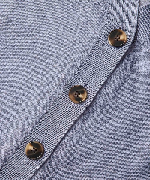 ROPE' PICNIC(ロペピクニック)の「【WEB限定カラー:ブルー】Vネックシアーカーディガン(カーディガン/ボレロ・レディース・ブラック/ベージュ/ターコイズブルー/オレンジ/ブルー/ブルー系その他5・38)」の17枚目の写真