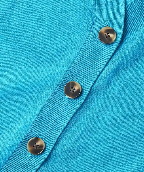 ROPE' PICNIC(ロペピクニック)の「【WEB限定カラー:ブルー】Vネックシアーカーディガン(カーディガン/ボレロ・レディース・ブラック/ベージュ/ターコイズブルー/オレンジ/ブルー/ブルー系その他5・38)」の15枚目の写真