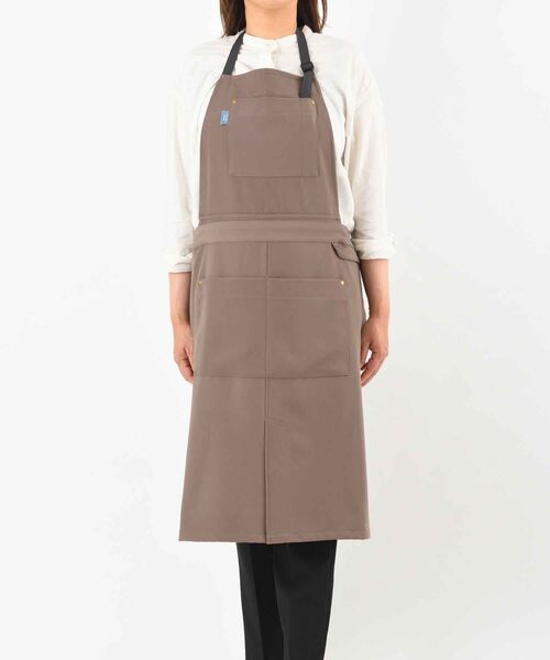 BRUNO(ブルーノ)の「BRUNO ブルーノ スイッチロン カフェ エプロン BHK287(エプロン・レディース・ブルー/ブラウン/ブラウン系その他・フリ-)」の20枚目の写真