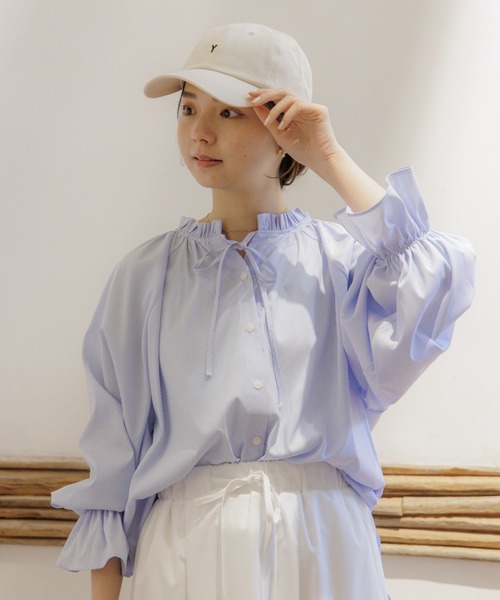 flower(フラワー)の「リトルワイキャップ(キャップ・レディース・アイボリー/ブラウン・FREE)」の12枚目の写真