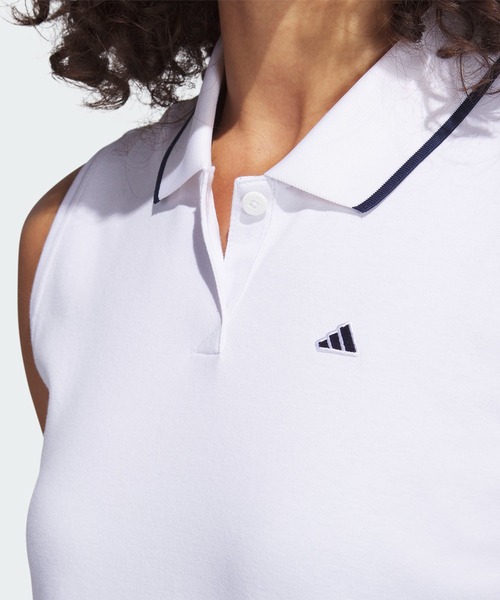 セール】ドライタッチ鹿の子 ノースリーブポロシャツ【adidas