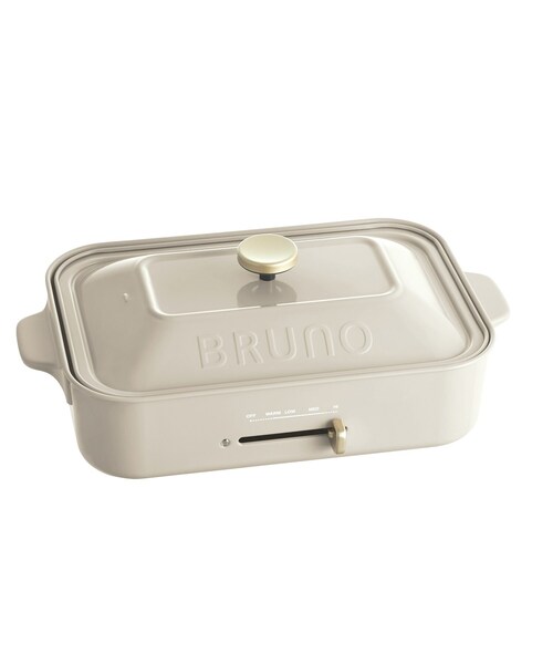 ◇コンパクトホットプレート 限定カラー アッシュグレイズ ＜BRUNO