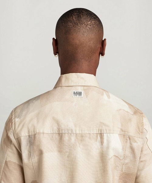 G-STAR（ジースター）の「4 POCKET ZIP JACKET/ミリタリーディテール4ポケットカモフラジップジャケット（ミリタリージャケット・メンズ・カモフラージュ・SMALL/LARGE/MEDIUM）」の5枚目の写真