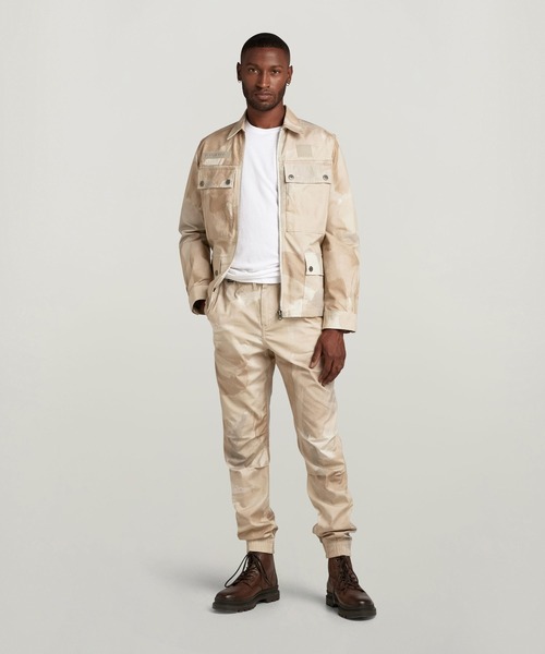 G-STAR（ジースター）の「4 POCKET ZIP JACKET/ミリタリーディテール4ポケットカモフラジップジャケット（ミリタリージャケット・メンズ・カモフラージュ・SMALL/LARGE/MEDIUM）」の6枚目の写真