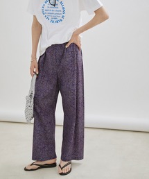 【LIBERTY】【セットアップ対応・洗える】リバティプリントイージーリラックスパンツ