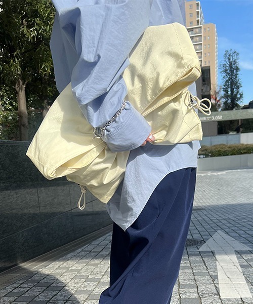 CREDONA(クレドナ)の「cdnルーズブロードSH(シャツ/ブラウス・レディース・ブラック/サックスブルー/その他/オフホワイト・FREE)」の13枚目の写真