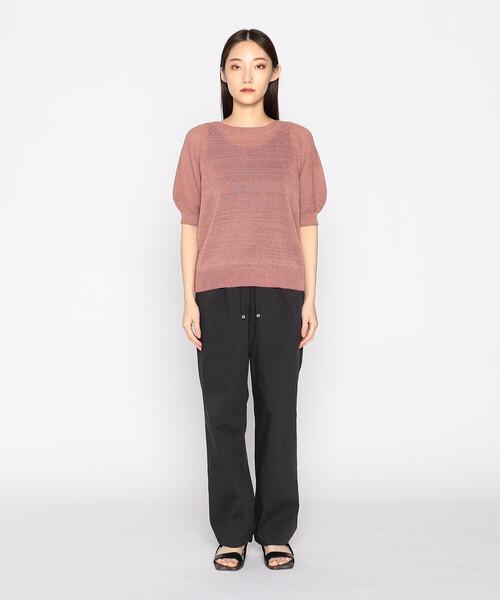 COMME CA ISM(コムサイズム)の「イージー テーパード パンツ(その他パンツ・レディース・ブラック/キャメル/ピンク・SMALL/MEDIUM/LARGE)」の5枚目の写真