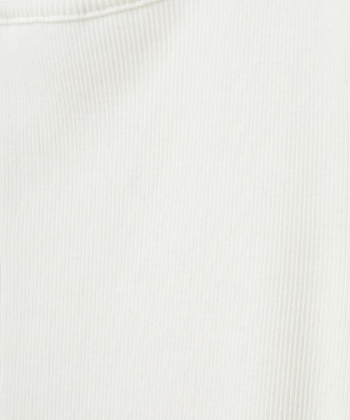 MANOF（マノフ）の「SQUARE CUT TANK TOP（タンクトップ・レディース・アイボリー/ホワイト/ブラック・S/M）」の14枚目の写真