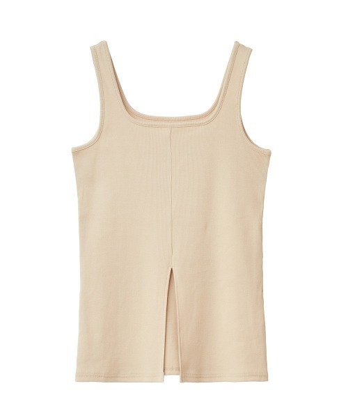MANOF（マノフ）の「SQUARE CUT TANK TOP（タンクトップ・レディース・アイボリー/ホワイト/ブラック・S/M）」の19枚目の写真