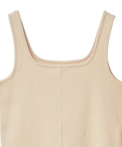 MANOF（マノフ）の「SQUARE CUT TANK TOP（タンクトップ・レディース・アイボリー/ホワイト/ブラック・S/M）」の21枚目の写真