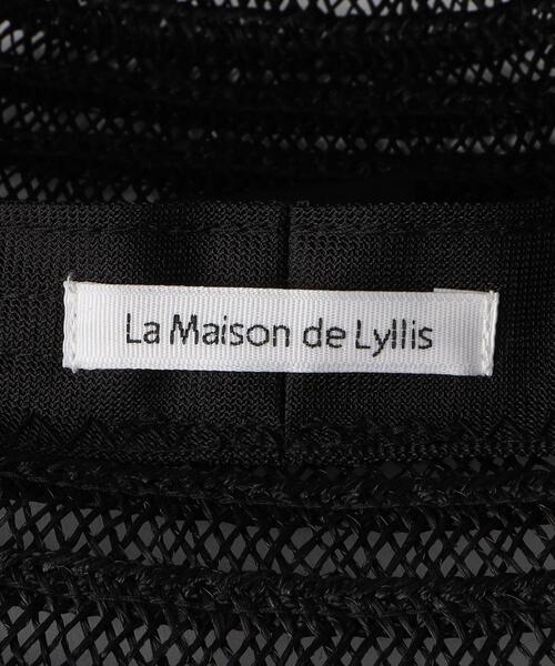 La Maison de Lyllis(メゾンドリリス)の「<La Maison de Lyllis>クロシェスカーフ ハット/BLACK(ハット・レディース・ブラック・FREE)」の14枚目の写真