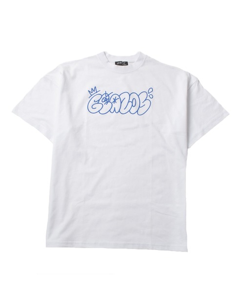 GLAZOS（グラソス）の「【接触冷感】フロントグラフィックロゴ発泡プリントビッグ半袖Tシャツ（Tシャツ/カットソー・キッズ・パープル/ネイビー/グレー/ホワイト/イエロー・130cm/160cm/150cm/140cm/170cm）」の10枚目の写真