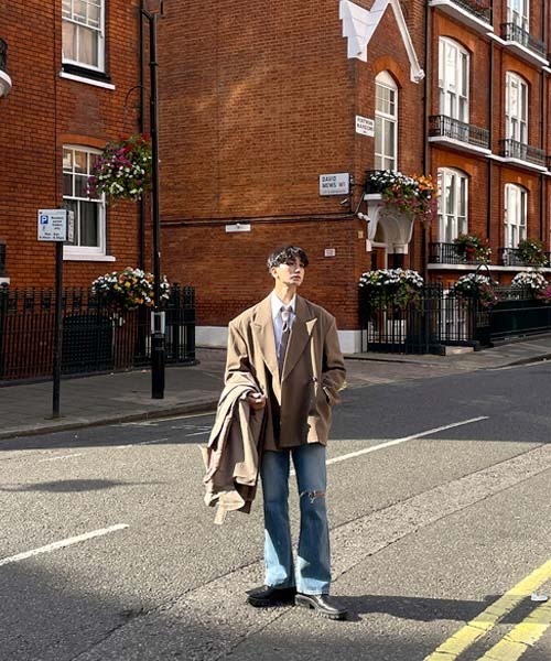 ASCLO（エジュクロ）の「ASCLO  Wrinkle Des Denim Pants（デニムパンツ・メンズ・ブルー・SMALL/MEDIUM/LARGE）」の2枚目の写真