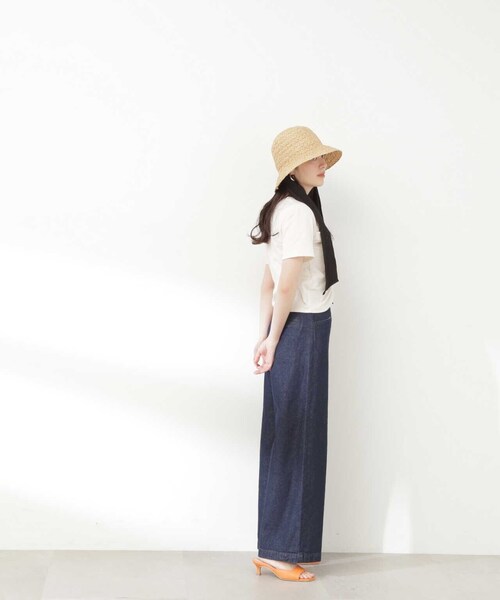 N.（N. Natural Beauty Basic）（エヌエヌナチュラルビューティーベーシック）の「◆ビスチェレイヤーカットソー（Tシャツ/カットソー・レディース・ブラック/オフホワイト・MEDIUM）」の18枚目の写真