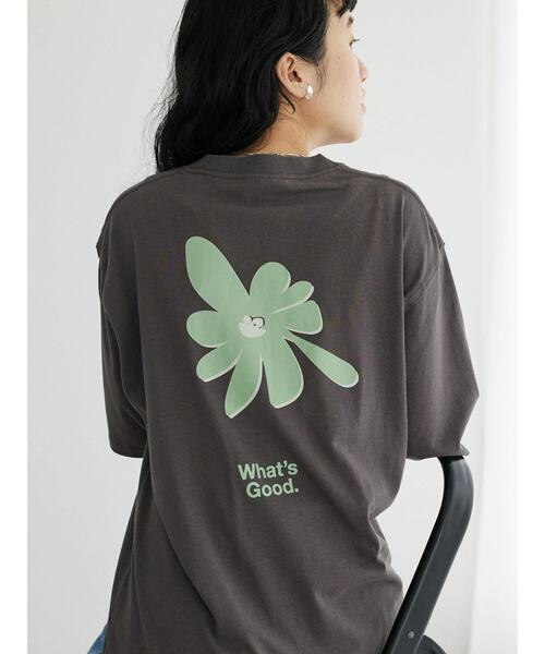 CRAFT STANDARD BOUTIQUE(クラフトスタンダードブティック)の「WHAT'S GOOD TEE(Tシャツ/カットソー・レディース・オフホワイト/チャコールグレー/アイボリー・M/L/XL)」の6枚目の写真