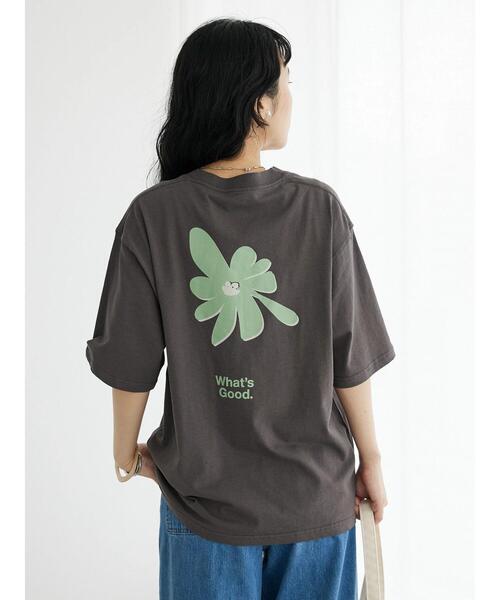 CRAFT STANDARD BOUTIQUE(クラフトスタンダードブティック)の「WHAT'S GOOD TEE(Tシャツ/カットソー・レディース・オフホワイト/チャコールグレー/アイボリー・M/L/XL)」の9枚目の写真