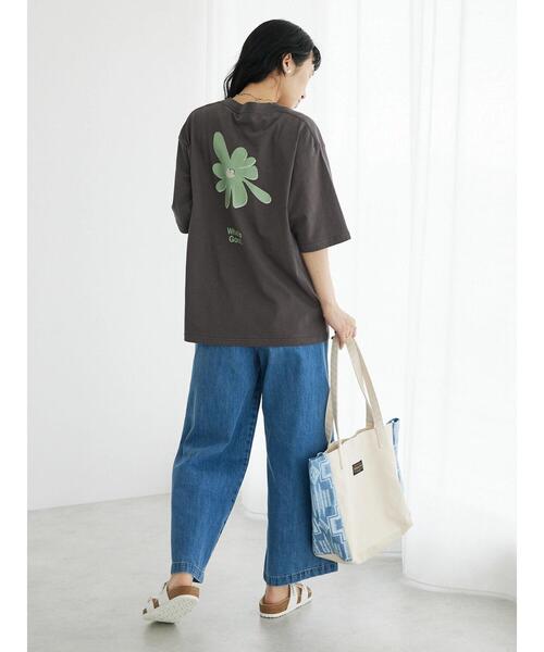 CRAFT STANDARD BOUTIQUE(クラフトスタンダードブティック)の「WHAT'S GOOD TEE(Tシャツ/カットソー・レディース・オフホワイト/チャコールグレー/アイボリー・M/L/XL)」の13枚目の写真