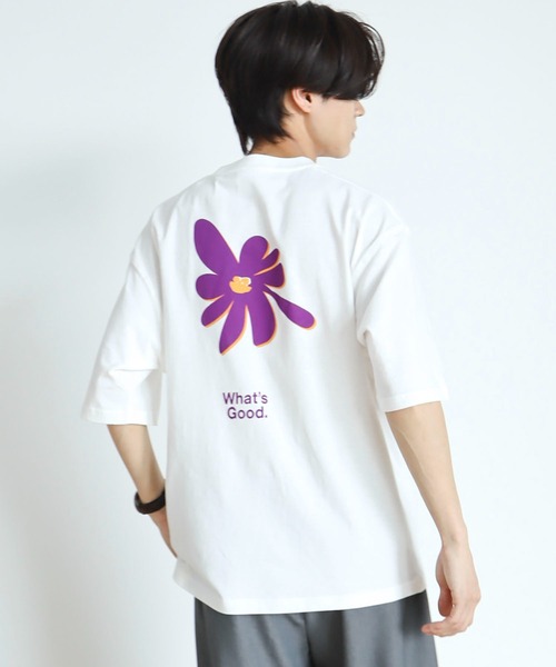 CRAFT STANDARD BOUTIQUE(クラフトスタンダードブティック)の「WHAT'S GOOD TEE(Tシャツ/カットソー・レディース・オフホワイト/チャコールグレー/アイボリー・M/L/XL)」の3枚目の写真