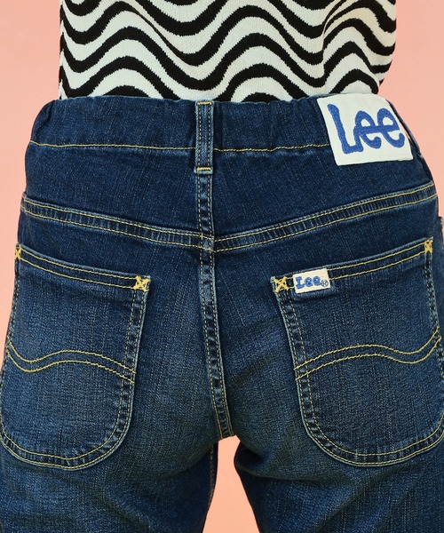 Lee（リー）の「Lee/リー【100-150cm】キッズ ストレッチ ストレートデニムパンツ 長く使える（デニムパンツ・キッズ・インディゴブルー/ダークインディゴブルー/ブラック系その他/ライトインディゴブルー/ブラック系その他2・130/110/120/100/150/140）」の22枚目の写真