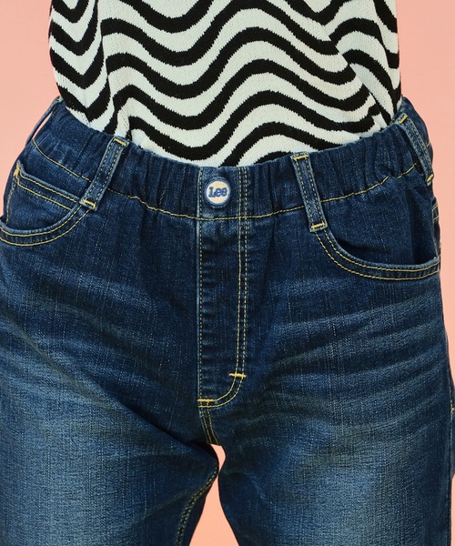 Lee（リー）の「Lee/リー【100-150cm】キッズ ストレッチ ストレートデニムパンツ 長く使える（デニムパンツ・キッズ・インディゴブルー/ダークインディゴブルー/ブラック系その他/ライトインディゴブルー/ブラック系その他2・130/110/120/100/150/140）」の21枚目の写真