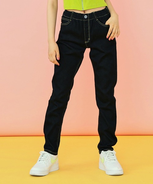 Lee（リー）の「Lee/リー【100-150cm】キッズ ストレッチ ストレートデニムパンツ 長く使える（デニムパンツ・キッズ・インディゴブルー/ダークインディゴブルー/ブラック系その他/ライトインディゴブルー/ブラック系その他2・130/110/120/100/150/140）」の8枚目の写真