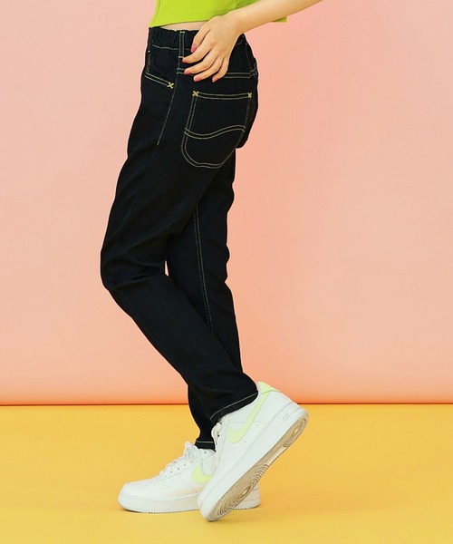 Lee（リー）の「Lee/リー【100-150cm】キッズ ストレッチ ストレートデニムパンツ 長く使える（デニムパンツ・キッズ・インディゴブルー/ダークインディゴブルー/ブラック系その他/ライトインディゴブルー/ブラック系その他2・130/110/120/100/150/140）」の11枚目の写真