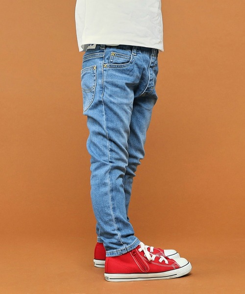 Lee（リー）の「Lee/リー【100-150cm】キッズ ストレッチ ストレートデニムパンツ 長く使える（デニムパンツ・キッズ・インディゴブルー/ダークインディゴブルー/ブラック系その他/ライトインディゴブルー/ブラック系その他2・130/110/120/100/150/140）」の12枚目の写真
