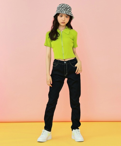 Lee（リー）の「Lee/リー【100-150cm】キッズ ストレッチ ストレートデニムパンツ 長く使える（デニムパンツ・キッズ・インディゴブルー/ダークインディゴブルー/ブラック系その他/ライトインディゴブルー/ブラック系その他2・130/110/120/100/150/140）」の15枚目の写真