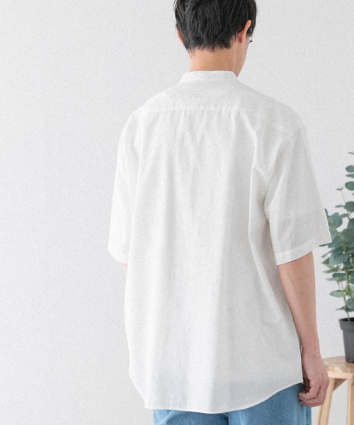 FORK&SPOON（フォークアンドスプーン）の「FORK&SPOON　コットンリネンシャツ（シャツ/ブラウス・メンズ・チェック/ネイビー/オフホワイト・5/4）」の16枚目の写真