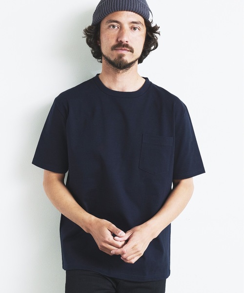 Magine（マージン）の「HEAVY CTN  C/N PKT TEE S/S:ヘビーコットン  クルーネック  半袖 ポケット TEE（Tシャツ/カットソー・メンズ・チャコールグレー/ブラック/グレー/ホワイト/ネイビー・44/46/48）」の20枚目の写真