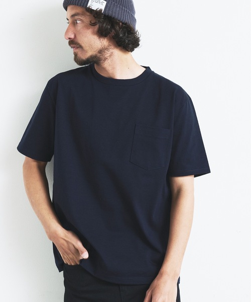 Magine（マージン）の「HEAVY CTN  C/N PKT TEE S/S:ヘビーコットン  クルーネック  半袖 ポケット TEE（Tシャツ/カットソー・メンズ・チャコールグレー/ブラック/グレー/ホワイト/ネイビー・44/46/48）」の22枚目の写真