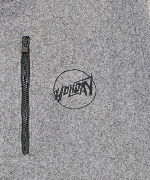 HOLIDAY（ホリデイ）の「CLASSIC FLEECE VEST クラシックフリースベスト（ベスト・レディース・グレー・ONE SIZE）」の8枚目の写真