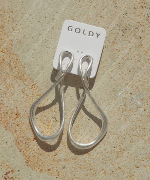 GOLDY（ゴールディ）の「ソリッド メタル ピアス（ピアス（両耳用）・レディース・シルバー/シルバー系その他/ゴールド系その他/ゴールド・FREE）」の6枚目の写真