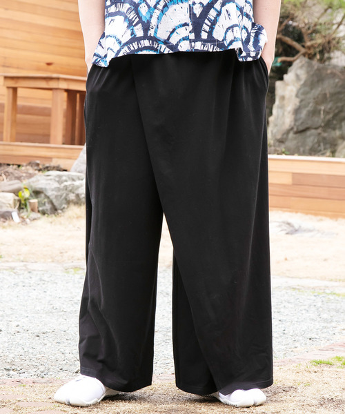 カヤ（カヤ）の「【カヤ】湯のゆるりメンズワイドパンツ（その他パンツ・メンズ・ブルー/ライトグレー/ブラウン/スミクロ・FREE）」の7枚目の写真